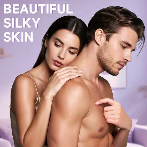 Couple with smooth, hair-free skin