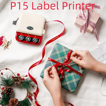 Bluetooth Enabled Multipurpose Label Maker, Print from Your Phone, USB Rechargeable | Phomemo P15