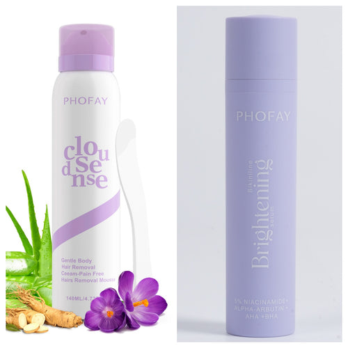 Cloud Sense mousse beside the bikini line brightening serum